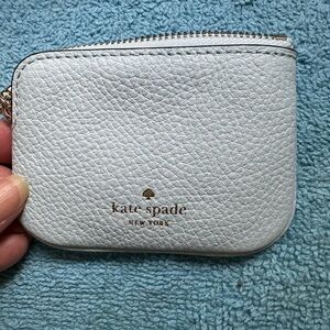 Kate Spade White Leather Coin Purse